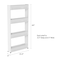 Hastings Home Mobile Shelving Unit Organizer, 4 Storage Baskets, Slim Slide Out Pantry Storage Rack 802947HEQ - alternate 2